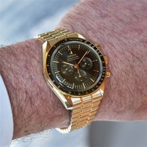 omega speedmaster green and gold|rolex 228235 vs omega moonshine.